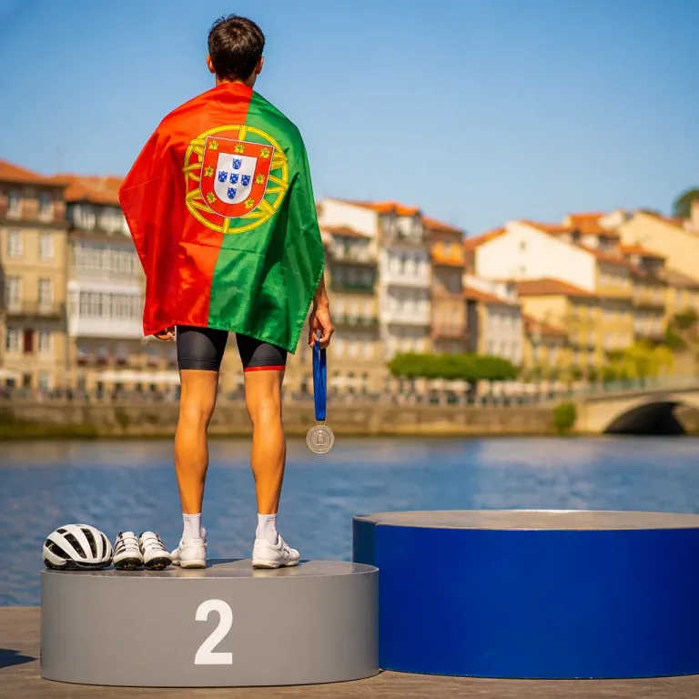 Dinis Ferreira conquista prata no Campeonato do Mundo de Juniores de Triatlo em Pontevedra