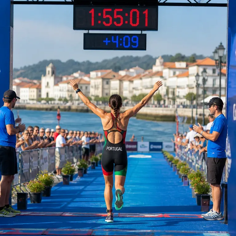 Maria Tomé termina em 20.º na superfinal do Mundial de triatlo em Pontevedra