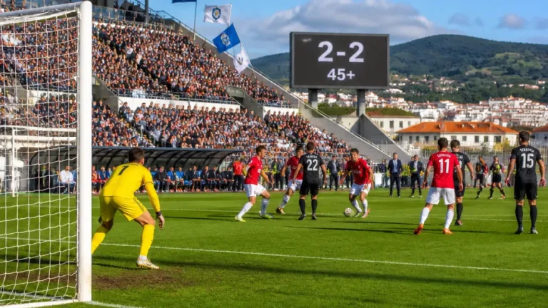 Nacional recupera duas vezes e arranca a I Liga com empate 2-2 nos Açores