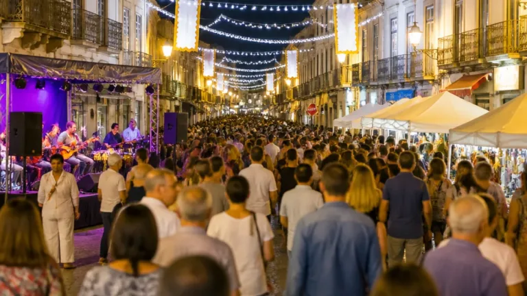 Noite Branca anima Rua de Aviz e procura recuperar a dinâmica do comércio em Montemor-o-Novo