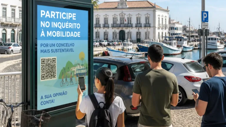 Olhão associa-se a inquérito sobre transporte individual e estacionamento do Algarve