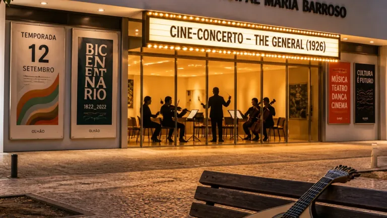 Olhão: Auditório Municipal renova programação com cine‑concerto e aposta no fado