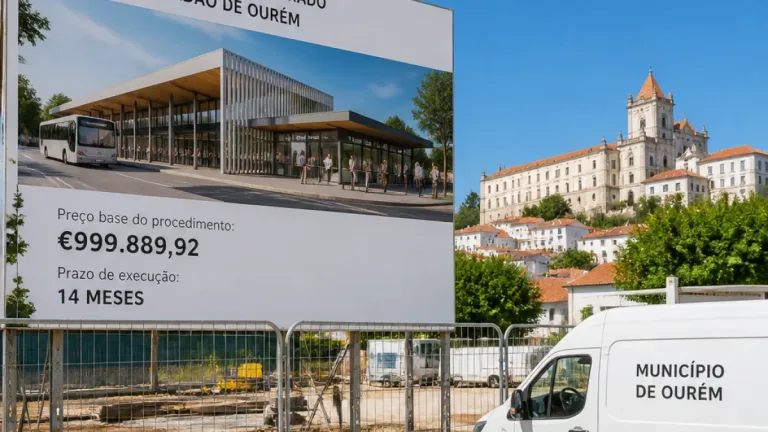 Ourém aprova concurso de quase um milhão para novo terminal rodoviário integrado com Loja do Cidadão