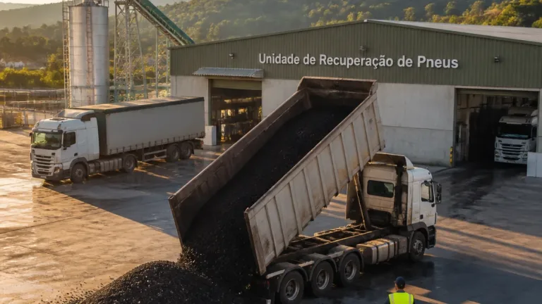 Ourém recebe unidade que recupera o equivalente a 120 mil pneus por ano