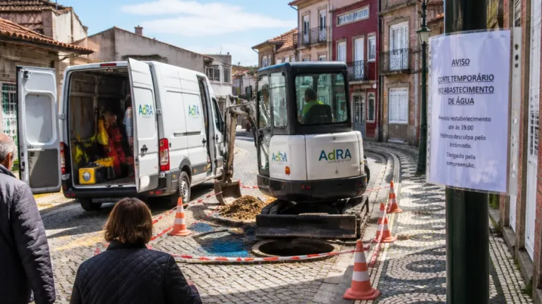 Ovar: abastecimento de água suspenso a 24 de setembro em rua da freguesia para manutenção
