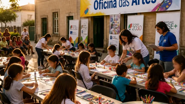 Paredes: Oficina das Artes encerra com duas semanas de atividades para crianças vulneráveis