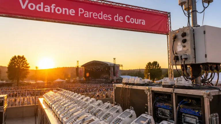 Paredes: rede 5G dedicada garante pagamentos no Vodafone Paredes de Coura