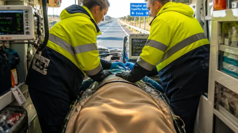Parto a bordo de ambulância: bebé nasce durante transporte para o Hospital de Évora