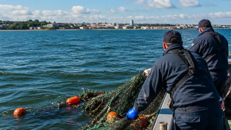 Polícia Marítima apreende arte de pesca ao largo da Praia da Velha, no Seixal
