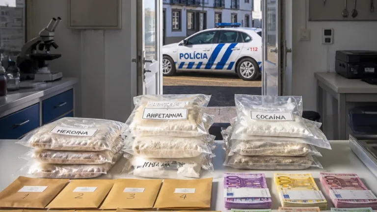 Ponta Delgada: Prisão preventiva após apreensão de mais de 43 mil doses de droga