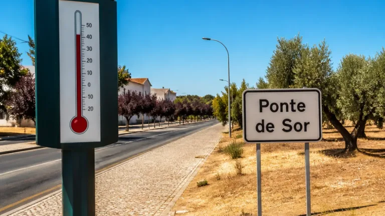 Ponte de Sor regista pico de calor no distrito com máximas a chegar aos 37.ºC