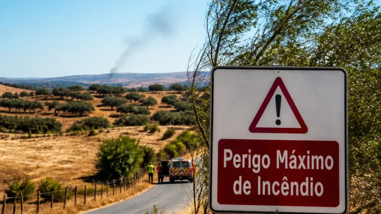 Portalegre em alerta: distrito integrado em avisos de perigo máximo e muito elevado de incêndio