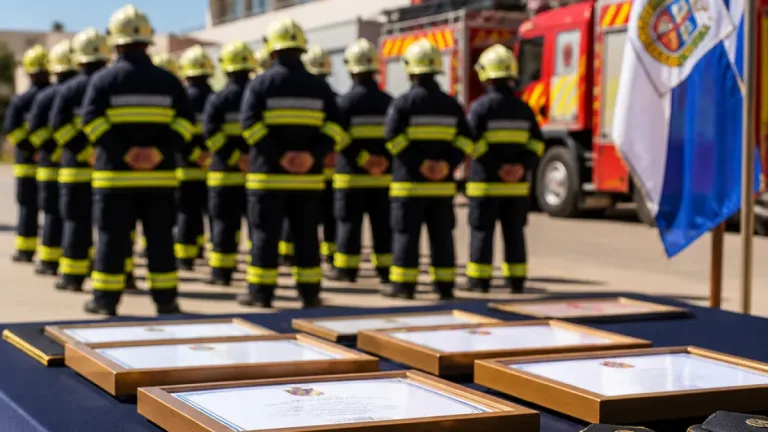 Póvoa de Varzim reforça corpo de bombeiros com seis novos efetivos e 12 promoções