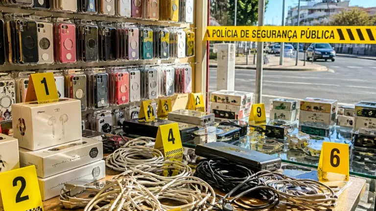 PSP apreende 288 artigos contrafeitos em lojas de Oeiras entre Algés e Linda-a-Velha