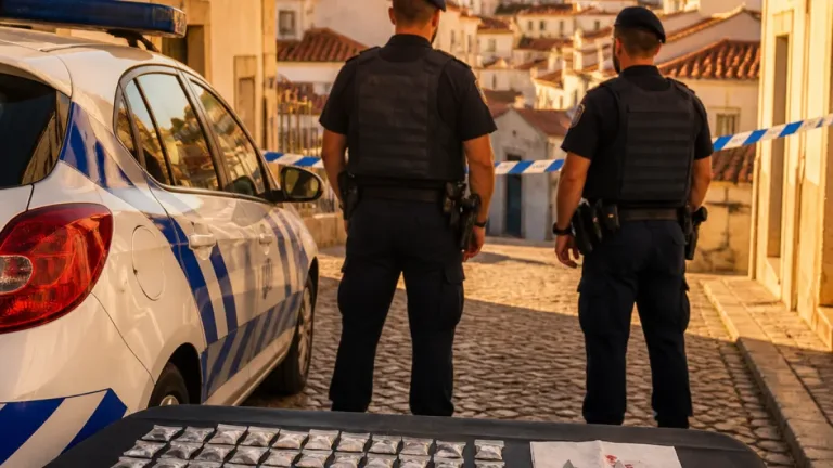 PSP de Santarém detém dois homens e apreende 64 doses de haxixe