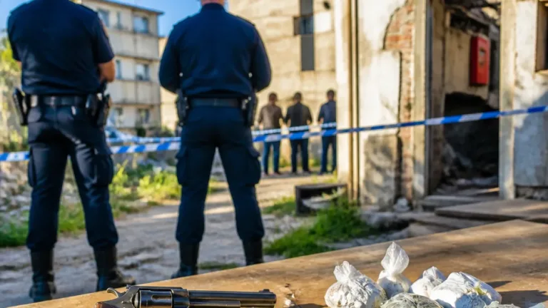 PSP detém dois suspeitos e apreende arma e droga em habitação abandonada na Amadora