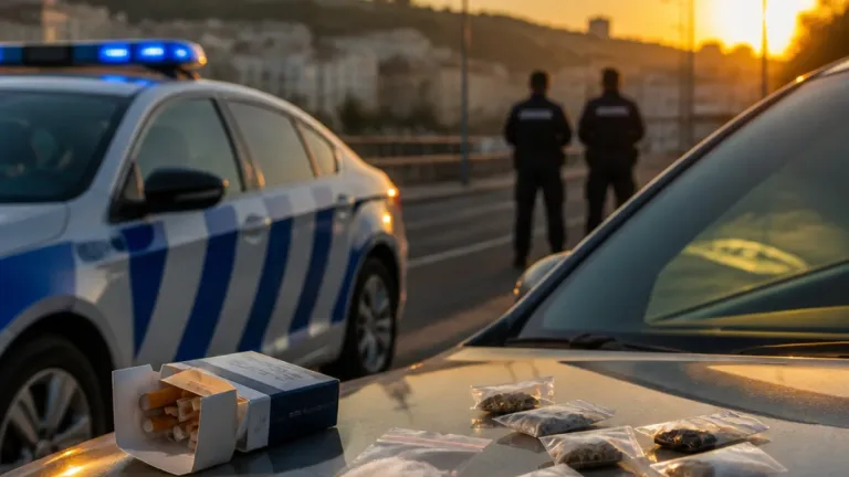 PSP detém em Almada suspeito ligado a tráfico com apreensão de haxixe e crack