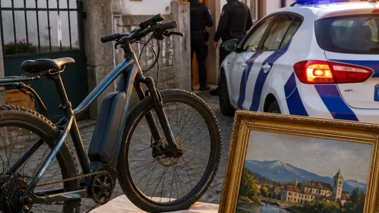 PSP detém suspeito e recupera bicicleta elétrica e quadro em Viana do Castelo
