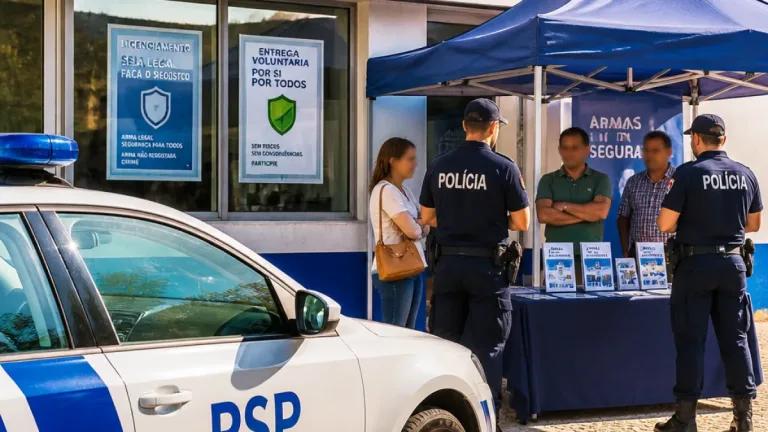PSP promove ação de sensibilização sobre armas em Pombal a 20 de agosto
