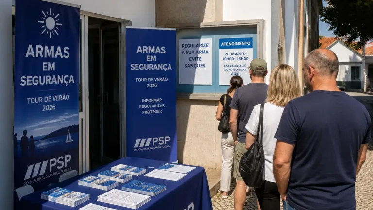 PSP realiza atendimento em Pombal para esclarecimento e regularização de armas de fogo