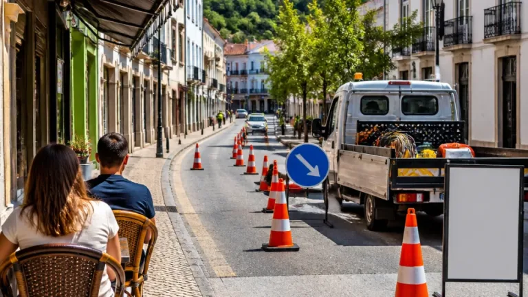 Santarém: condicionamento de trânsito em Rua 16 de Abril altera mobilidade local