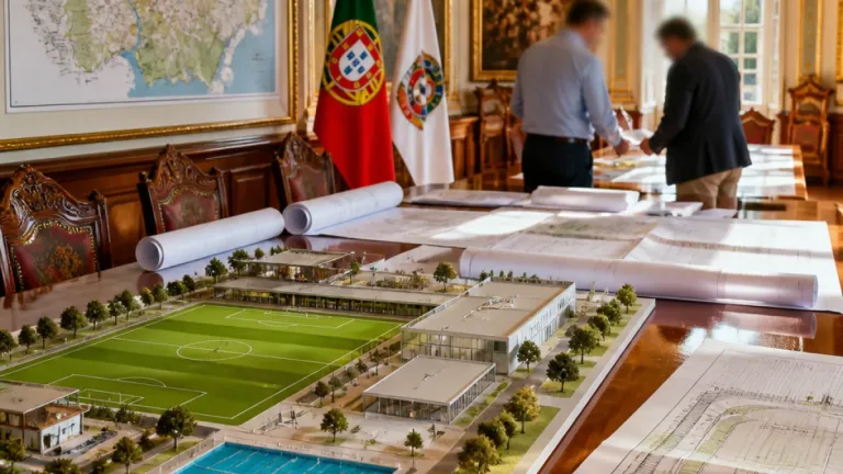 Santarém recebe presidente da FPF e traça calendário para nova Cidade Desportiva