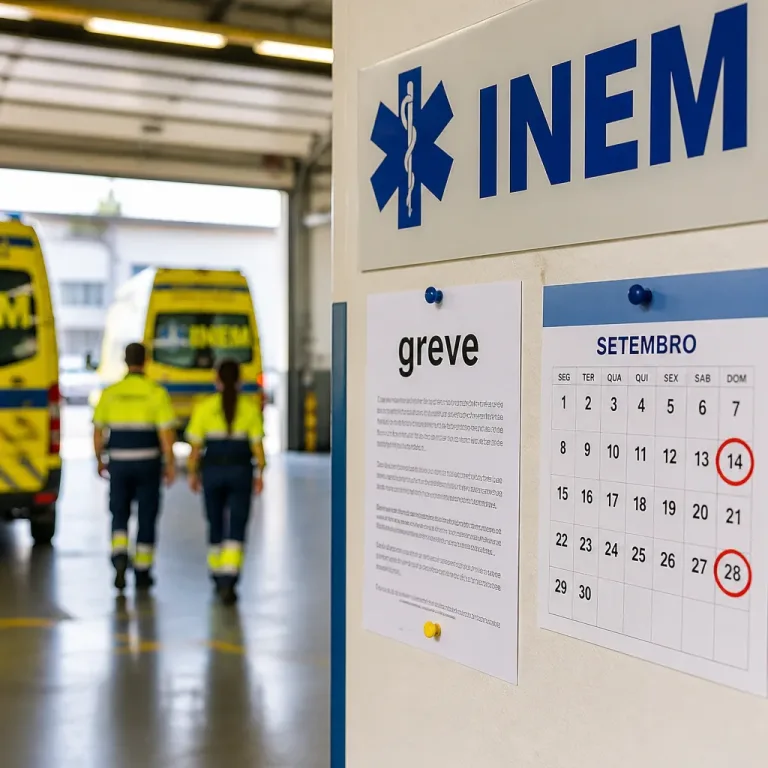 Ministra expressa surpresa com greve no INEM marcada para 14 e 28 de setembro