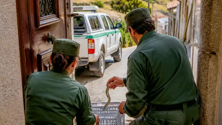 Seia: SEPNA resgata cobra-de-água em habitação e devolve-a ao habitat fora do perímetro urbano