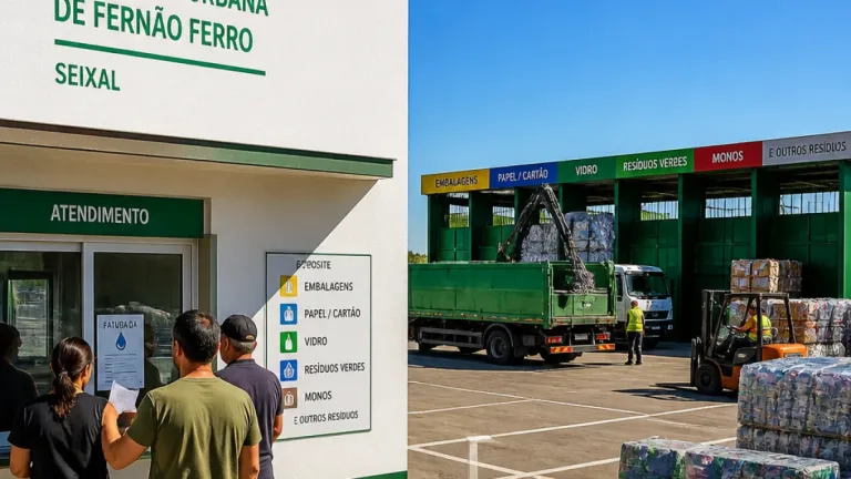 Seixal: Centro de Higiene Urbana de Fernão Ferro recolheu mais de 12 mil toneladas para valorização