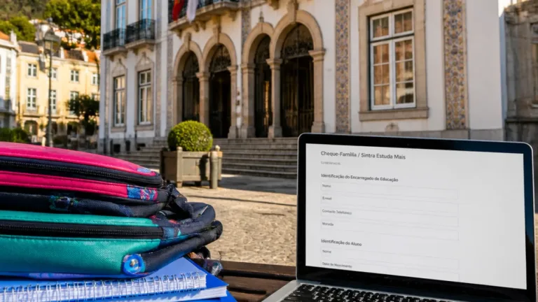 Sintra anuncia Cheque‑Família de 150 € por aluno e bolsa até 1 500 € para universitários