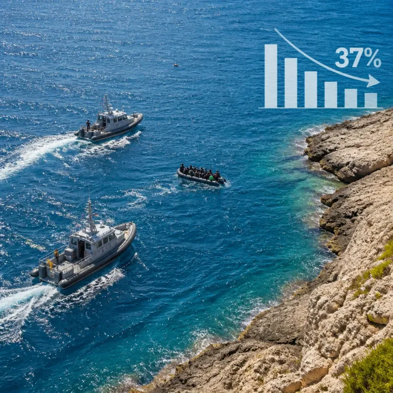 Entradas irregulares na UE caem 37% até julho, diz Frontex; Mediterrâneo continua em foco