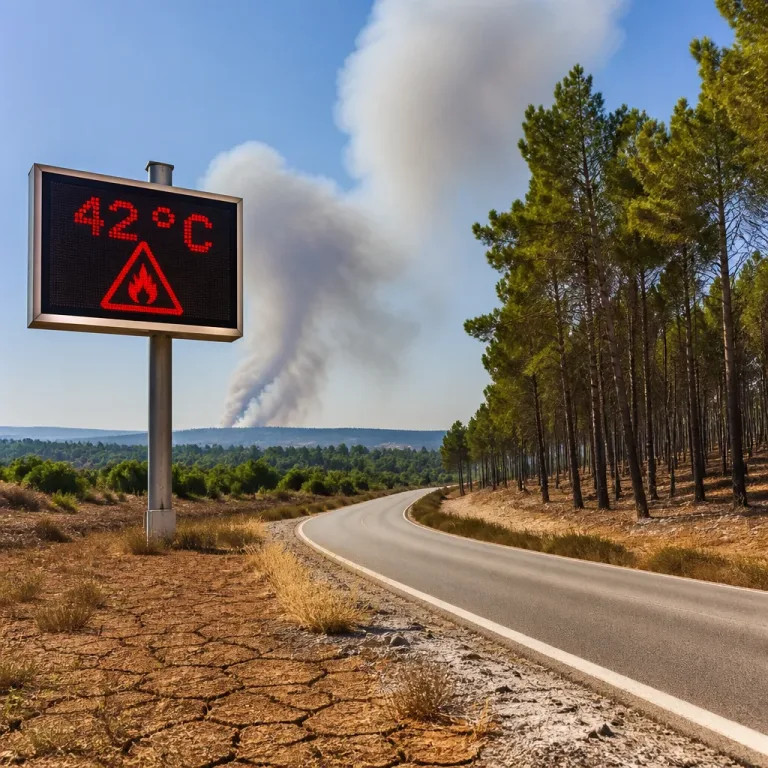 Vaga de calor: máximas até 42ºC e risco máximo de incêndio em várias regiões