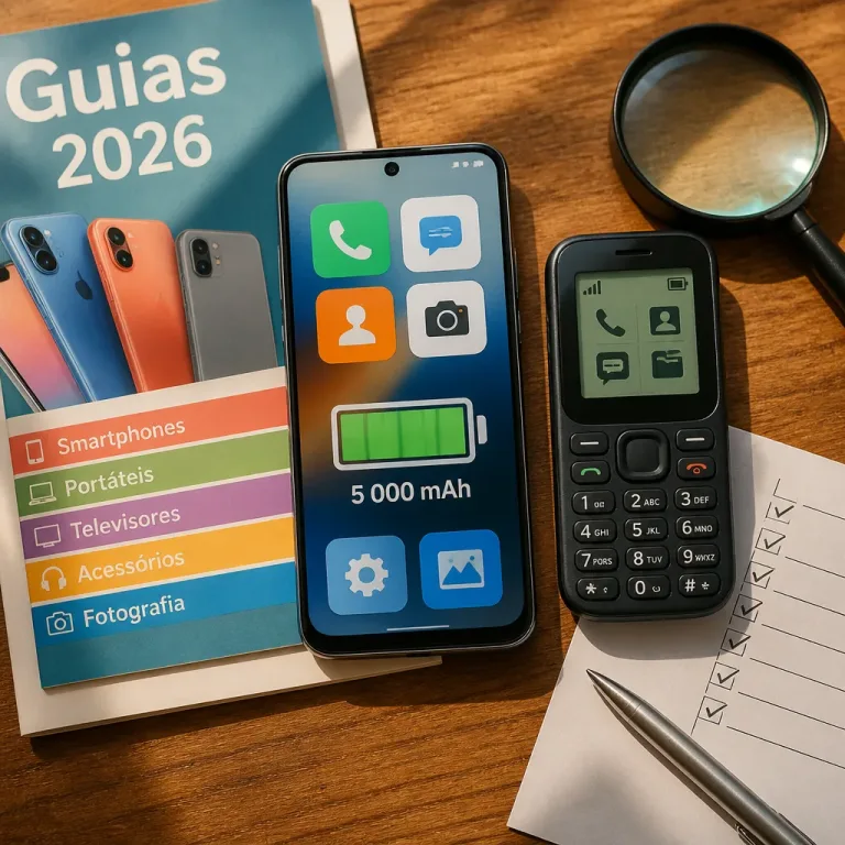 Guias de 2026 recomendam smartphones de entrada e telemóveis com teclas para idosos