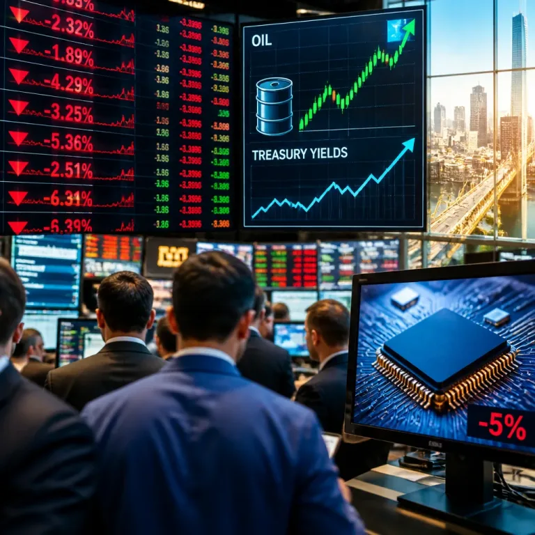 Subidas do petróleo e dos juros pressionam ações de tecnologia e semicondutores em Wall Street