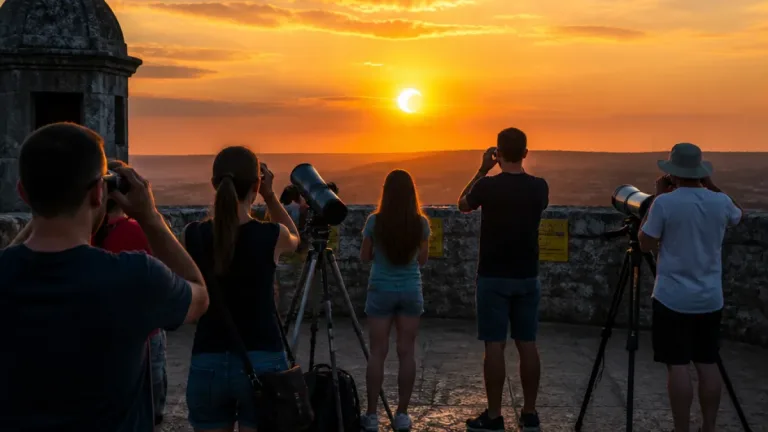 Torres Vedras prepara-se para observar eclipse solar parcial com Castelo aberto até às 20h30