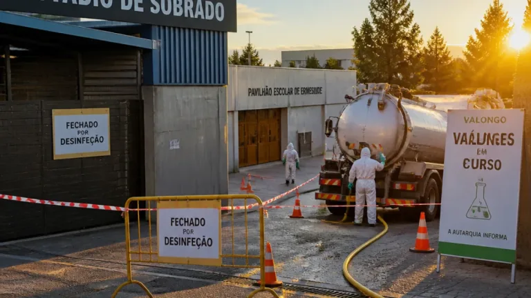 Valongo confirma focos de legionella em equipamentos públicos e anuncia medidas de controlo