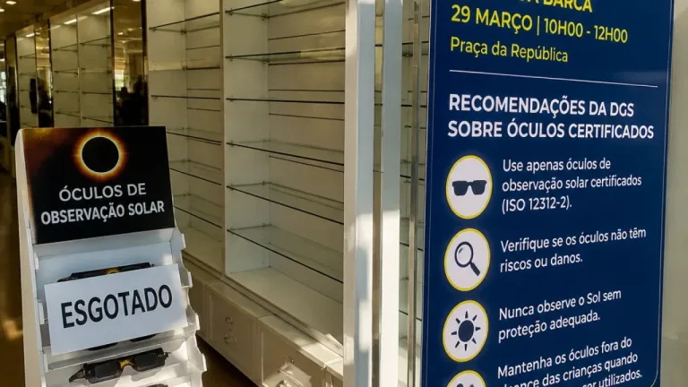 Viana do Castelo: procura dispara e esgotam óculos para observar eclipse solar