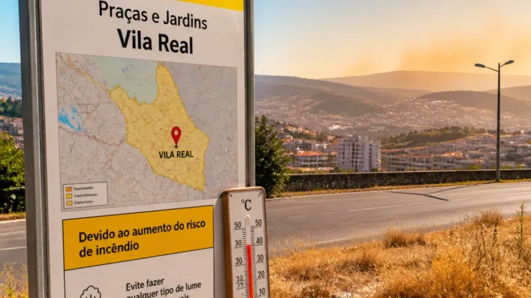 Vila Real sob aviso amarelo: subida de temperaturas e risco muito elevado de incêndio em seis concelhos