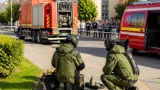 Bombă de aruncător din Al Doilea Război Mondial descoperită și ridicată în Sfântu Gheorghe