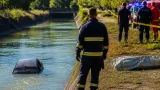 Cadavru găsit în canalul de aducţiune de la Zigoneni; în amonte a fost extras şi un autoturism