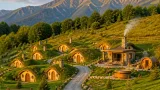 Complexul „Dealul Verde” cu opt căsuţe Hobbit din Porumbacu de Sus, scos la vânzare pentru 600.000 euro