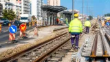 Lucrările la Prelungirea Ghencea avansează: pe Pasajul Domnești a început calea de rulare a tramvaiului