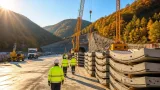 Montajul TBM pentru Tunelul Poiana, cel mai lung tunel de pe A1 Sibiu–Pitești, programat la începutul lui octombrie