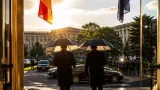 Nicuşor Dan a primit-o la Cotroceni pe Angela Merkel înaintea lansării cărții sale la Ateneul Român
