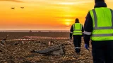 O dronă a intrat în spațiul aerian românesc; s-a prăbușit lângă Grindu, fără victime sau pagube