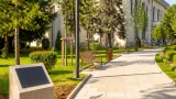 Parcul din faţa Consiliului Raional Călărași, modernizat cu 613.786 lei în cadrul programului 'Diaspora Acasă Reușește'