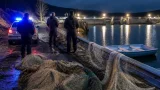 Paznicii AJVPS Sibiu și poliția au prins în flagrant braconieri la barajul Arpașu după o pândă de 20 de ore