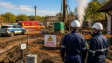 Pericol de explozie și poluare la Poiana Câmpina după un foraj pentru apă; autoritățile au intervenit