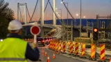 Restricţii temporare de circulaţie pe podul suspendat de la Brăila pentru lucrări la rampe; traficul va fi dirijat alternativ