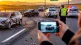 Șofer de 73 de ani din Covasna, identificat după ce a mers zeci de kilometri pe contrasens pe A1 și a provocat un accident în lanț